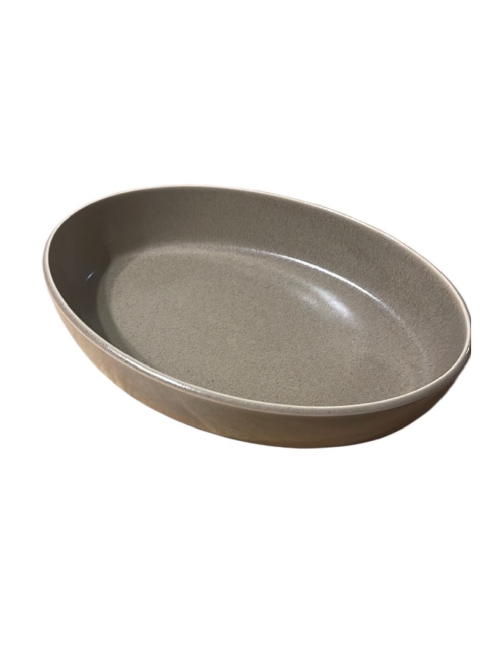CALVIN KLEIN “the khaki collection” oval baker